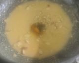 A picture of step 4 of Besan Sheera.