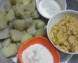 A picture of step 1 of Sweet Potato and Moong Dal Pithe.
