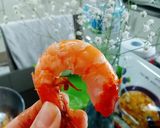 Hình bước làm 2 của món Tôm nướng giấy bạc kiểu Hàn