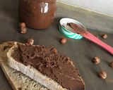Une image de l'étape 4 de La pâte à tartinernoisettes et chocolat noir.