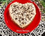 A picture of step 9 of Dalgona Coffee Cake.