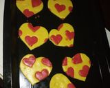 A picture of step 6 of Heart polkadot cookies.