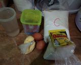 Foto langkah ke 1 dari resep Roti isi pisang metode water roux.