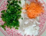 A picture of step 4 of Crispy Whole Green Gram dal and vegetable chila.