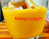 A picture of step 4 of Mango yogurt.
