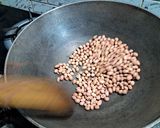 A picture of step 3 of (sesame peanuts mawa burfi).