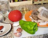 Foto del paso 1 de la receta Arroz caldoso con Pescado, Pulpitos y Calamar