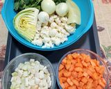 Tárkonyos sertés ragu recept fázis 1 fotója