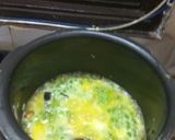 A picture of step 4 of Matar pulao.