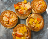Foto del paso 3 de la receta: Volovanes de surimi y maíz