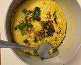 A picture of step 2 of Instant Dhokla.