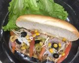 A picture of step 6 of Subway style Sandwich(long sub).