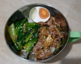 Foto langkah ke 3 dari resep Beef Pakcoy Rice bowl.
