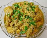 A picture of step 7 of Dahi wala chicken.