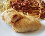 A picture of step 4 of Cheese & Pepperoni Roll Ups.
