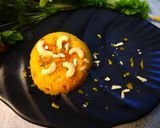 A picture of step 7 of Rava Kesari.