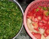 A picture of step 1 of Aloo methi matar gajar ki sabji.