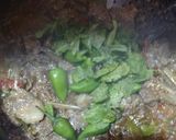 A picture of step 3 of Beef pulao.