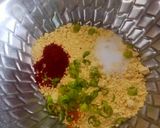 A picture of step 2 of Fried methi bhajiya.