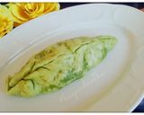 Hình bước làm 6 của món Bánh bao sữa Matcha nhân custard