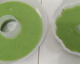 Foto langkah ke 3 dari resep Puding Lumut Coklat.