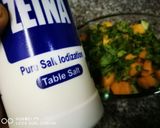 A picture of step 3 of Mango salsa.