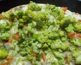 Foto del paso 7 de la receta Pizza con brócoli, queso y atún