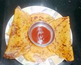 ચણાના લોટના પુડલા{ Besan pudla recipe in Gujarati } રેસીપી સ્ટેપ3ફોટો