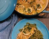 A picture of step 5 of Grilled chicken piccata💛.