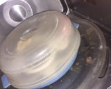 A picture of step 5 of Chocolate idli.