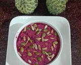 A picture of step 7 of Custard apple Beetroot basundi.