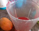 A picture of step 2 of Yum beetroot mango popsicles.
