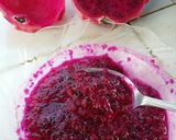 Foto langkah ke 2 dari resep Es Krim Homemade Buah Naga.