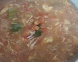 A picture of step 5 of Hot and Sour Soup.