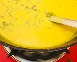 A picture of step 6 of Palak kadi.