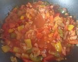 Lecsós karajszelet krumplipürével recept fázis 8 fotója