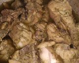 A picture of step 8 of Haryali chicken khrdai.