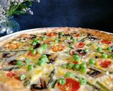 Foto del paso 9 de la receta Quiche de espárragos y champiñones
