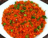 A picture of step 3 of Restaurant Style veg schezwan rice.
