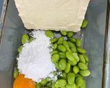 氣炸鍋_毛豆豆腐餅的食譜步驟1照片