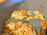 Pollo al jugo con vino blanco ❤️