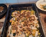 Foto del paso 11 de la receta: Lasaña de zapallitos rellena con atún y carne, espinaca 🥬🥩