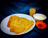 A picture of step 5 of Dal- oats paratha.