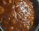 Foto del paso 4 de la receta: Albóndigas de pollo con manzana y salchichas
