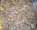 Foto del paso 6 de la receta: PASTEL DE CALABAZA CON CARNE, PIMENTÓN Y ACEITUNAS 😍✨💚✨😍✨💚✨😍✨💚✨😍🐞🌷🎉🐞🌷🐞