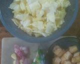 Foto langkah ke 1 dari resep Masak Kubis Cina Lemak/Bobor Sawi Putih.