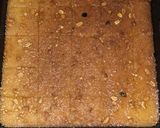 A picture of step 11 of Classic Egyptian basbousa.
