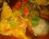 Foto langkah ke 5 dari resep Kuah bakso ceker tahu pedes.