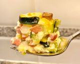 Foto del paso 15 de la receta Pastel con calabacín y salchichas “sin glúten”(Cake with zucchini and “gluten-free” sausages)