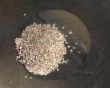A picture of step 2 of Guggillu or Chana Sundal.